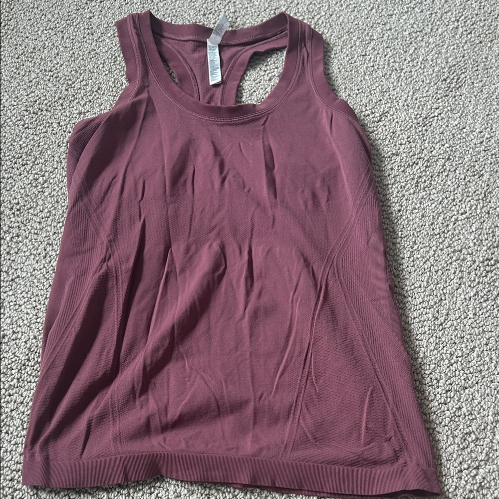Rust Athleta Womens Workout Tank